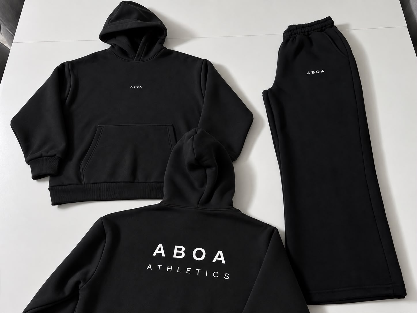 Private label hoodie and jogger set manufacturing in Turkey by Alle Textile
