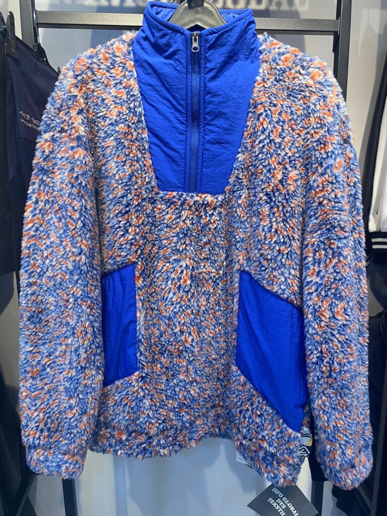 Soft plush fleece jacket for winter wear, made in İstanbul Turkey by Alle Textile