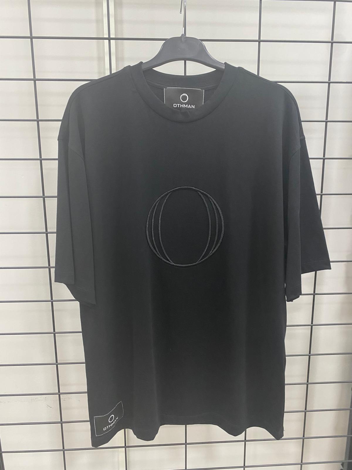 Oversize cotton t-shirt with embroidery produced by Alle Textile in İstanbul